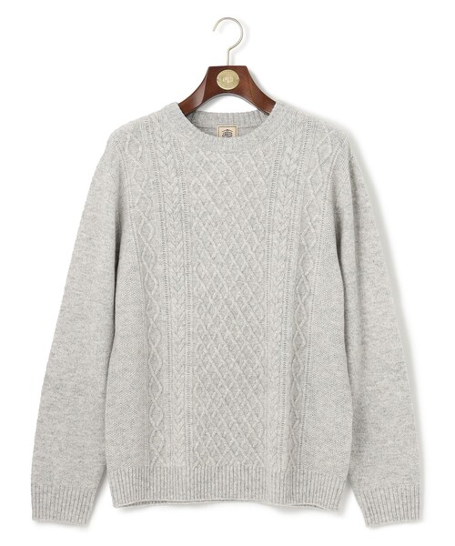 J.PRESS（J.プレス） セーター ニット 「Cash Lamb's wool」ケーブル