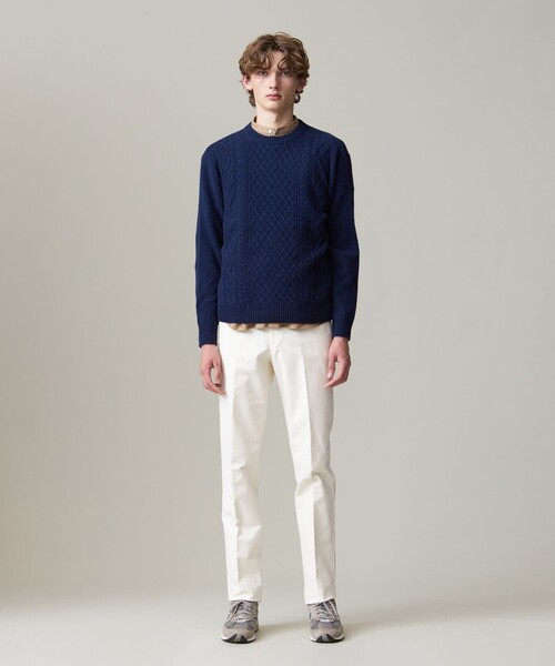 J.PRESS（J.プレス） セーター ニット 「Cash Lamb's wool」ケーブル