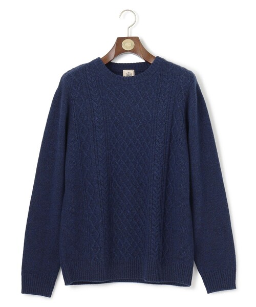 J.PRESS（J.プレス） セーター ニット 「Cash Lamb's wool」ケーブル