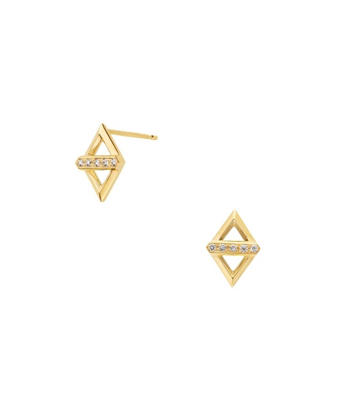 VENDOME AOYAMA（ヴァンドーム青山） ピアス K18YG ダイヤモンド