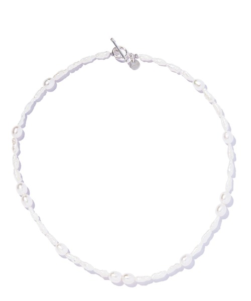 ネックレス 「les bonbon」permanent pearl choker/パーマネント パール チョーカー レディースの画像