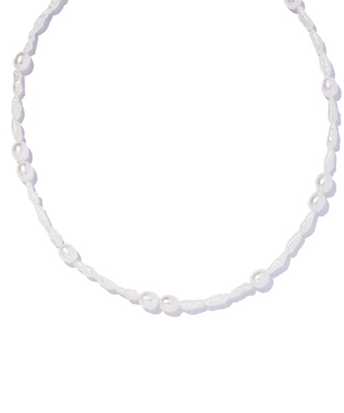 ネックレス 「les bonbon」permanent pearl choker/パーマネント パール チョーカー レディースの画像