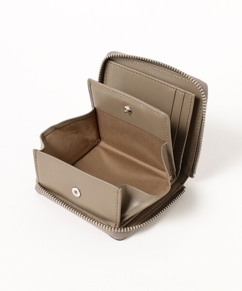 B：MING by BEAMS 財布 レザー ジップ カードウォレット メンズ