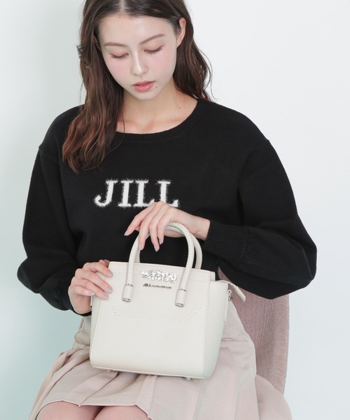 美品 JILL by JILLSUART ビジューロイヤルトート 2way JILL STUART あすつく ジルバイジルスチュアート jill by