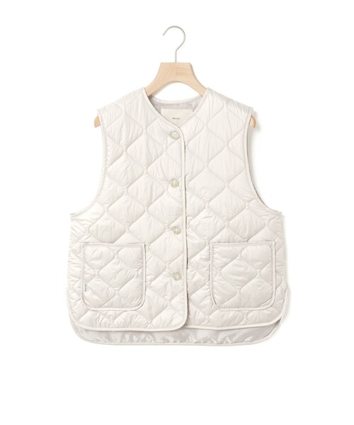 ベスト ジレ MidiUmi ショートキルティングベスト レディース