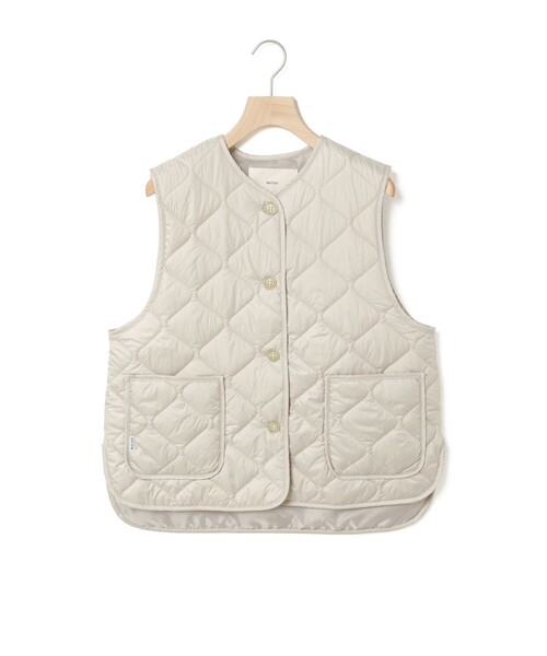MidiUmi（ミディウミ） ベスト ジレ ショートキルティングベスト