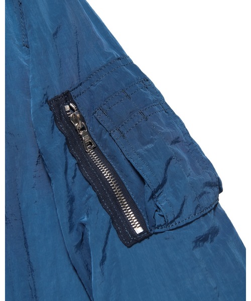 ブルゾン アウター CRYSTAL NYLON FLIGHT JACKET メンズ レディースの画像