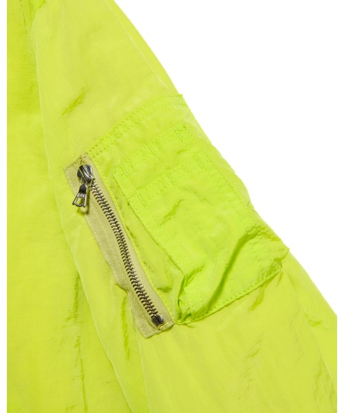 ブルゾン アウター CRYSTAL NYLON FLIGHT JACKET メンズ レディースの画像