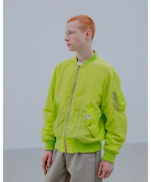 ブルゾン アウター CRYSTAL NYLON FLIGHT JACKET メンズ レディースの画像