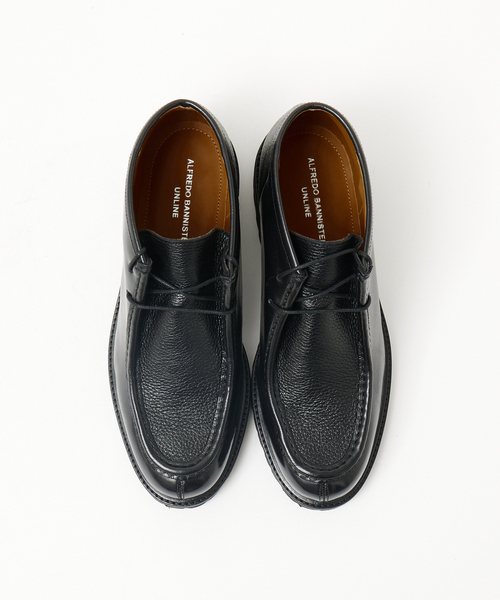 「alfredoBANNISTER」 レースアップブーツ 43 ダークブラウン メンズ_画像5