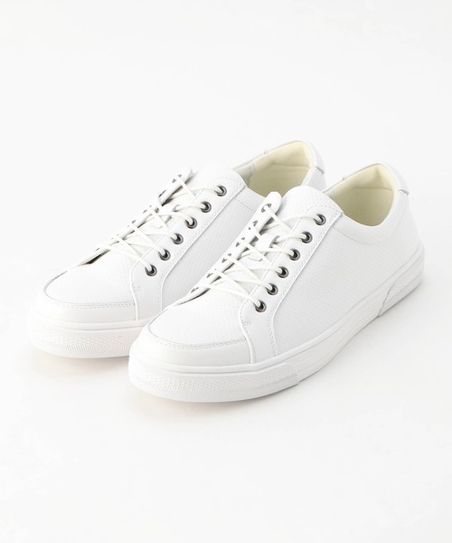 MONSIEUR NICOLE（ムッシュニコル） スニーカー パンチングレザー