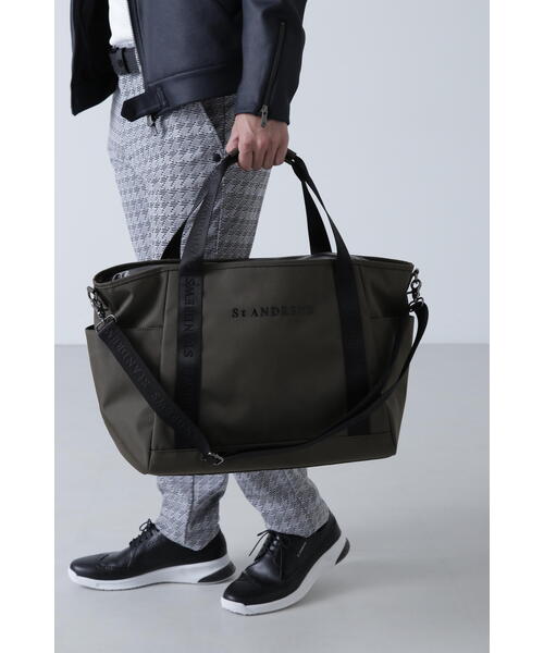 St ANDREWS ブラックトートバッグ　美品 St ANDREWS トートバッグ 「St ANDREWS」トートバッグ (UNISEX
