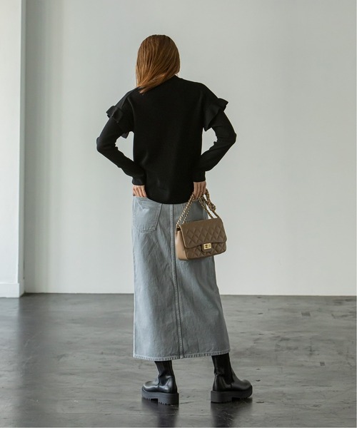 「NOBLE」 長袖ニット FREE ブラック レディース_画像6