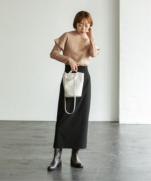 「NOBLE」 長袖ニット FREE ブラック レディース_画像7