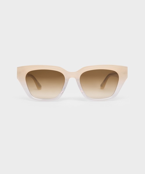 【 開梱 設置?無料 】 CHARLES ＆ KEITH サングラス リサイクルアセテート キャット 小物