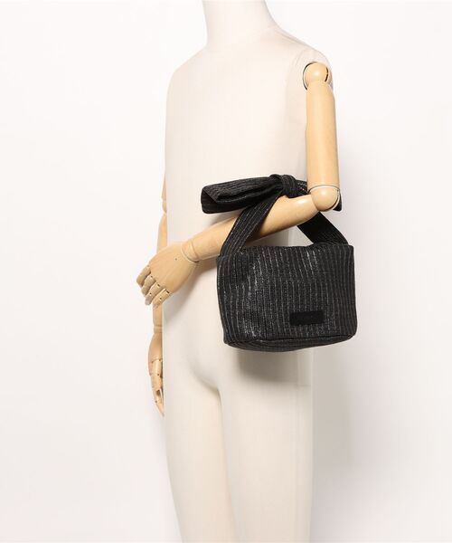 ハンドバッグ RIBBON POUCH RAFFIA_12