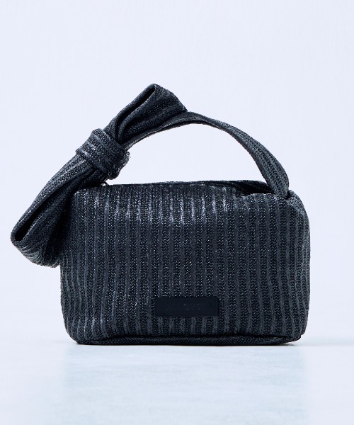 ハンドバッグ RIBBON POUCH RAFFIA_3