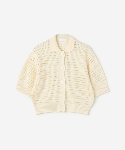 ADAWAS | コットンニット ポロカーディガン ADAWAS カーディガン | コットンニット ポロカーディガン WOMEN