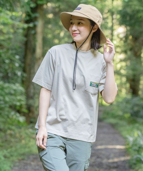 tシャツ 「JAPAN EDITION」カントン・カタディン・ポケット・ティ レディース L.L.Bean tシャツ 「JAPAN EDITION」カントン・カタディン