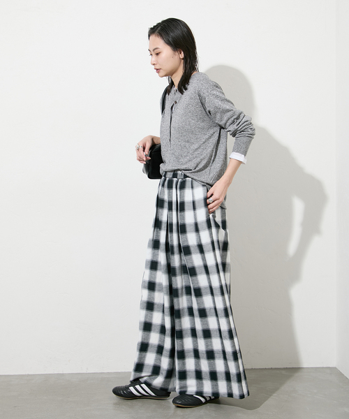 JOURNAL STANDARD 【洗える】レーヨン麻タックワイドキュロット38 JOURNAL STANDARD｜【洗える】レーヨン麻タックワイドキュロット
