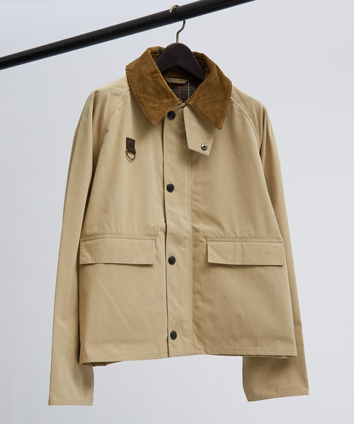 ブルゾン アウター 「BARBOUR / バブアー」SPEY スペイ / ピーチスキン コットン / ショートブルゾン メンズ レディースの画像