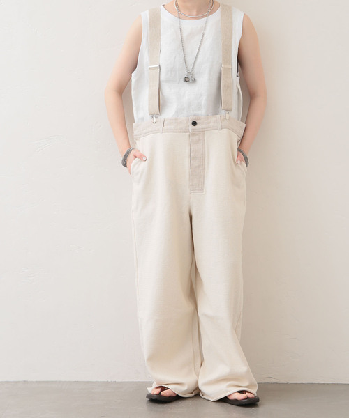 journal standard luxeサスペンダーパンツ JOURNAL STANDARD LUXE パンツ カノコサスペンダーパンツ