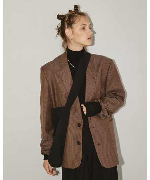 TODAYFUL ダークブラウン テーラードジャケット セール】Wool Soutiencollar Jacket（テーラードジャケット