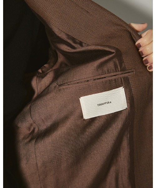 TODAYFUL 「TODAYFUL」 テーラードジャケット 36inch ブラウン