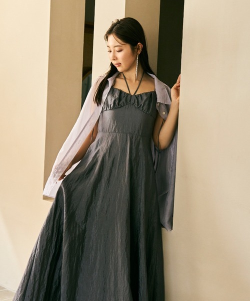 FRAY I.D ブラウス シャツ オーガンジーシアーシャツ レディース