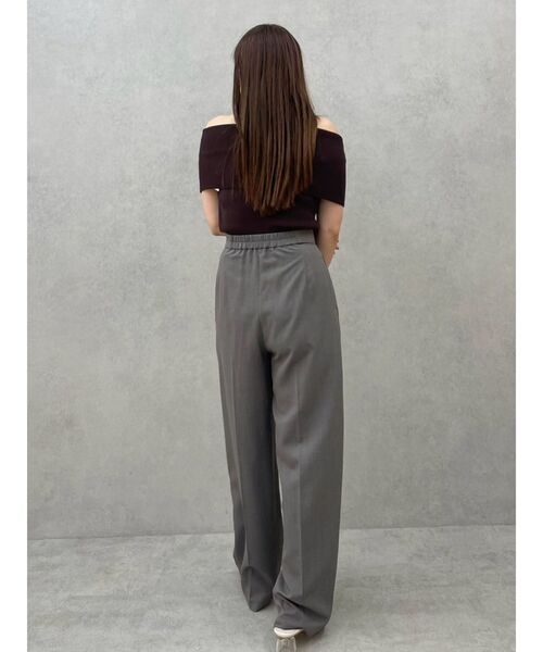 定価14300円税込　リブオフショルダーニット 38 ボーダー ストラップベルトオフショルボーダーニット – WEGO ONLINE STORE