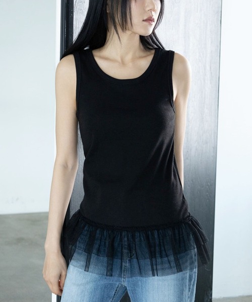 tシャツ 3.3 Field Trip／レーススリーブレス レディース