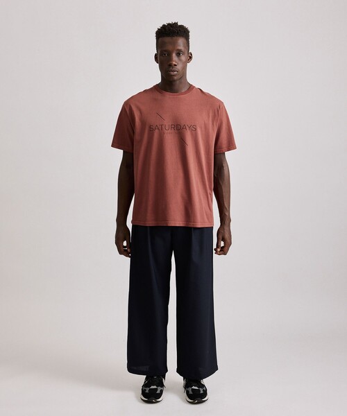 Saturdays NYC（サタデーズ ニューヨークシティ） tシャツ Pigment