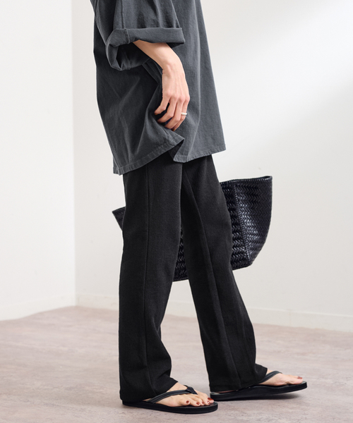 ラッセルレディースパンツ FRAMeWORK パンツ ブークレラッセルパンツ レディース