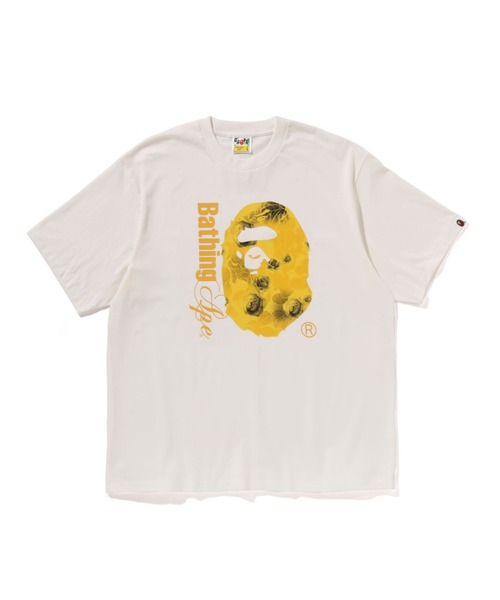 A BATHING APE☆フローラル カモ Tシャツ A BATHING APE tシャツ FLORAL CAMO LOGO RELAXED FIT TEE