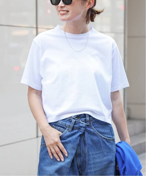 「Deuxieme Classe」 「EVERYDAY I LIKE.」半袖Tシャツ FREE ホワイト レディース