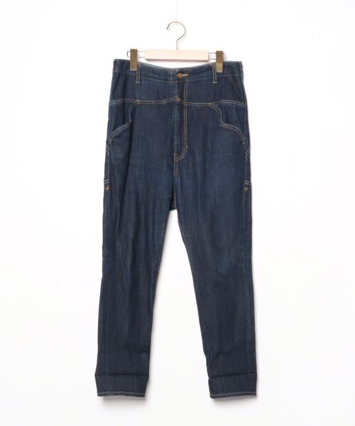 メルシーボークー レーヨンデニム mercibeaucoup, × Lee デニムサロペット