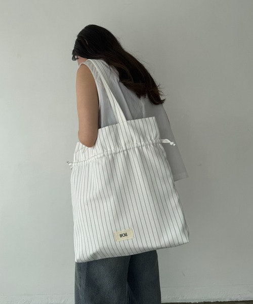 EFOLE（エフォル） トートバッグ 「ZOZO限定」Stripe logo tote bag