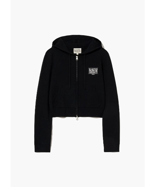 MARITHE + FRANCOIS GIRBAUD パーカー W CLASSIC LOGO CROP KNIT