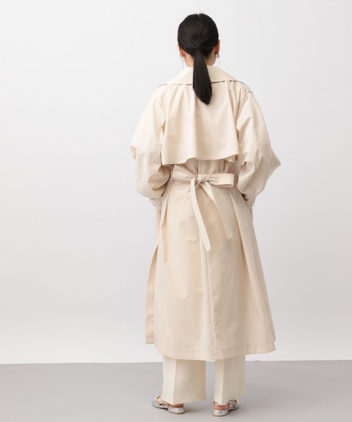 「A part by」 トレンチコート FREE チャコールグレー レディース_画像2