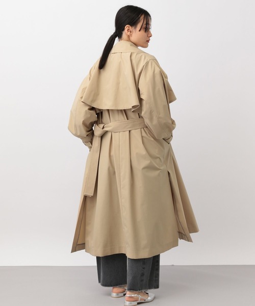 「A part by」 トレンチコート FREE チャコールグレー レディース_画像7