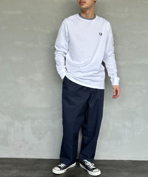 tシャツ 「FRED PERRY/フレッドペリー」 ツインティップライン ロングスリーブTシャツ M9602 レディース メンズ | FRED PERRY | 06