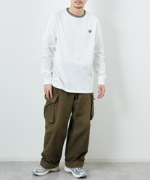 tシャツ 「FRED PERRY/フレッドペリー」 ツインティップライン ロングスリーブTシャツ M9602 レディース メンズ | FRED PERRY | 07