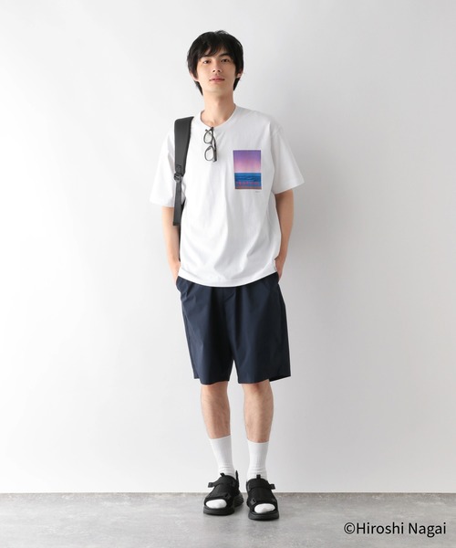 GLOBAL WORK（グローバルワーク） tシャツ 永井博コラボ/Tシャツ/半袖