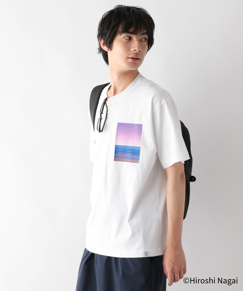GLOBAL WORK（グローバルワーク） tシャツ 永井博コラボ/Tシャツ/半袖