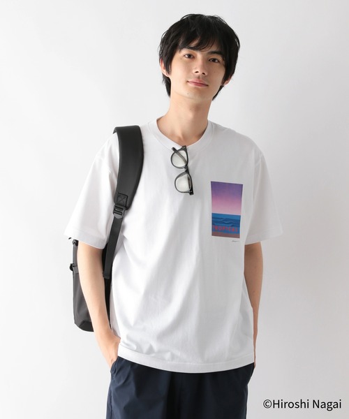 GLOBAL WORK（グローバルワーク） tシャツ 永井博コラボ/Tシャツ/半袖