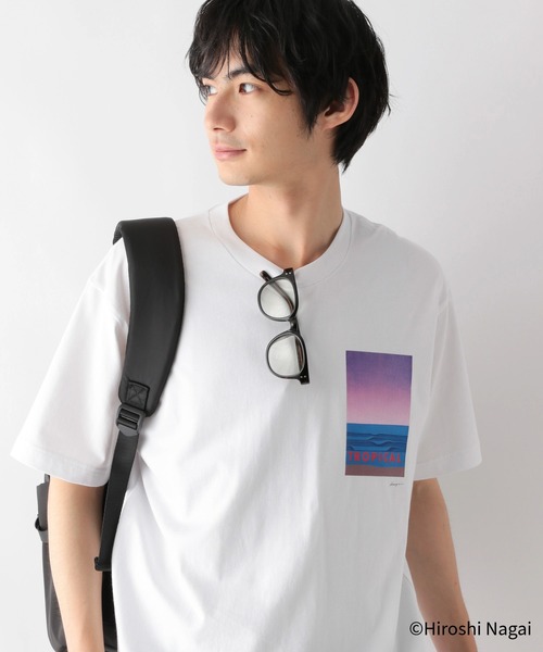 三代目　今市隆二　永井博　コラボ　Tシャツ GLOBAL WORK（グローバルワーク） tシャツ 永井博コラボ/Tシャツ/半袖