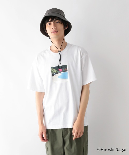 GLOBAL WORK（グローバルワーク） tシャツ 永井博コラボ/Tシャツ/半袖