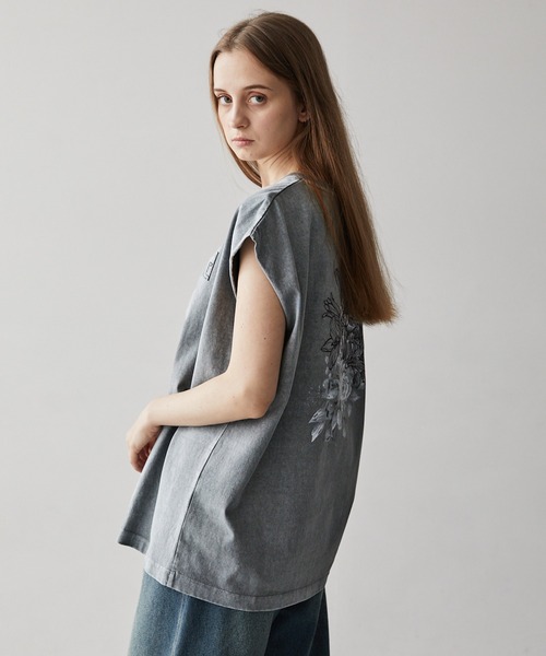 「CLEL」 半袖Tシャツ X-SMALL グレー メンズ
