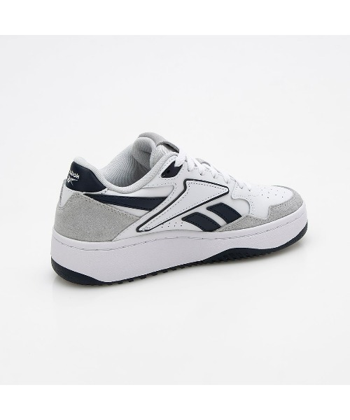[Reebok] low cut спортивные туфли 24.5cm белый × серый мужской 