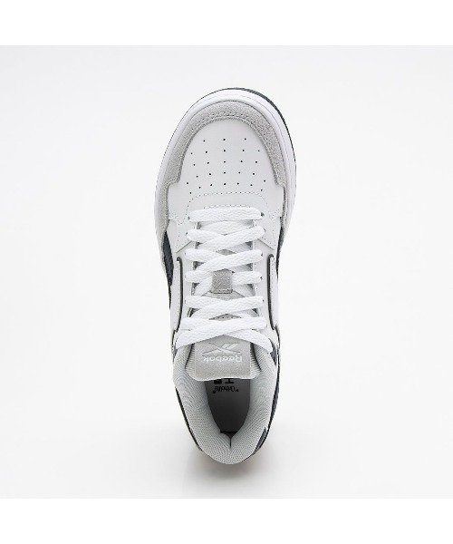 [Reebok] low cut спортивные туфли 24.5cm белый × серый мужской 